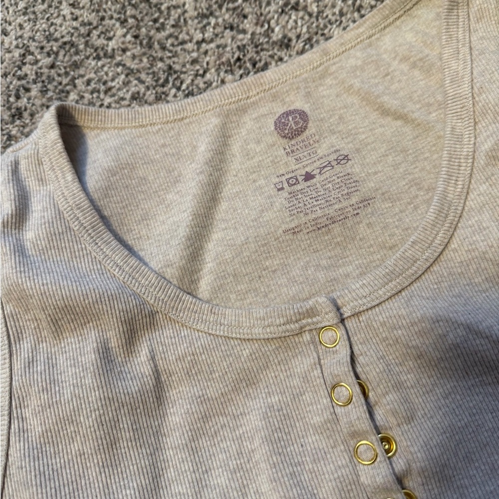 Black and Cream Nursing Tank Tops - Picture 2 of 3